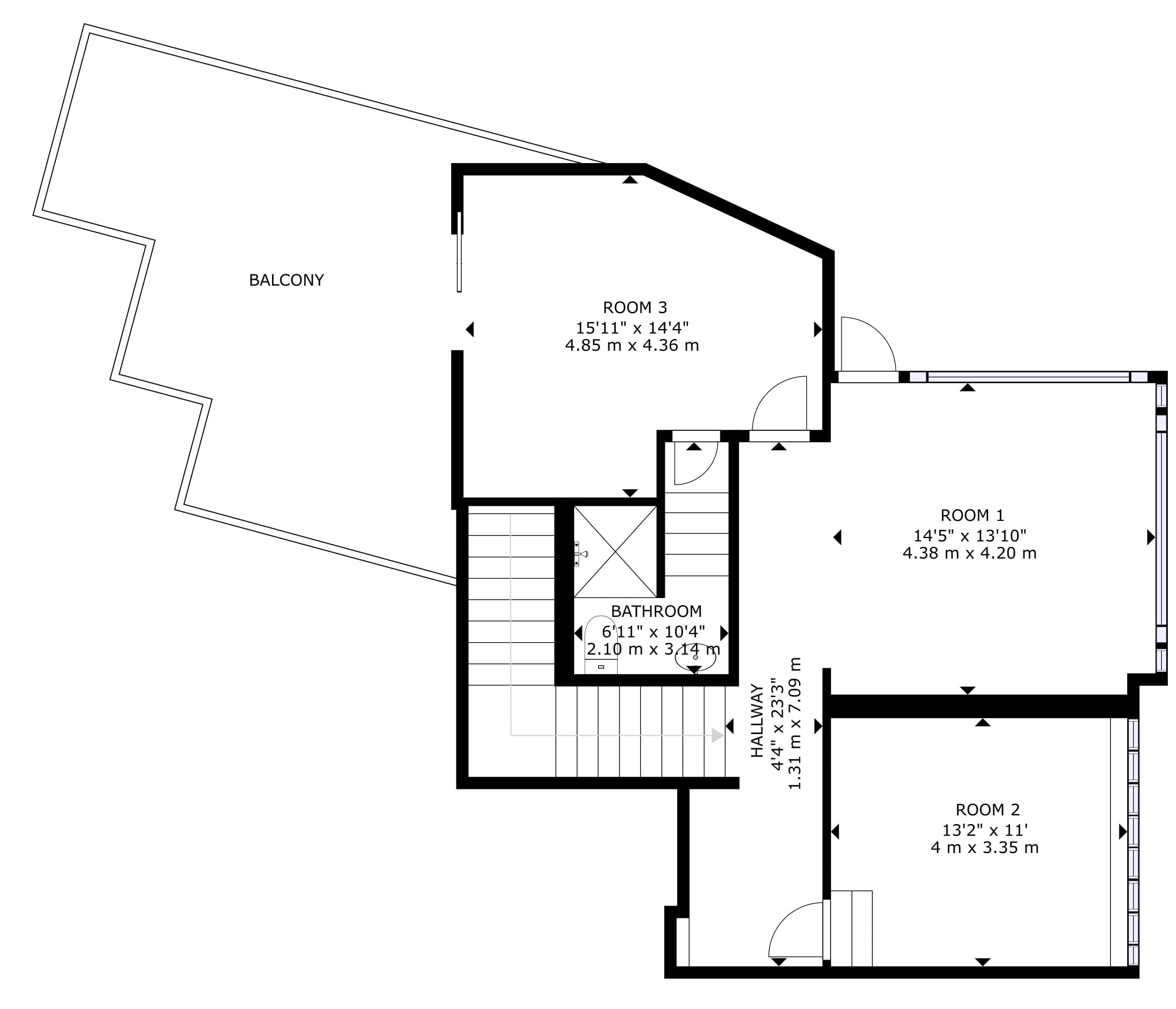 Duplex Villa Francionifloor-plans-1